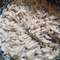 El cooksnap de Tsuri Rojas cuando hizo Pasta con crema de setas a la Klaus.