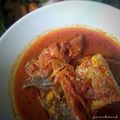 Cooksnap Ziana Chesaad semasa beliau membuat Asam Pedas Ikan Pari.