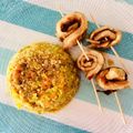 El cooksnap de María Arizti Martín cuando hizo Cuscús de coliflor con verduras y pollo.