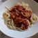 El cooksnap de Veronica Cuadros cuando hizo Salsa bolognesa para tagliatelle.