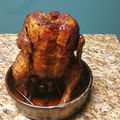 Florida man's cooksnap of when they made Beer can chicken.