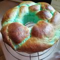 Krisztina Kubinyiné Kovács Cooksnap-ja, amikor elkészítette a(z) Színes koszorú kalács receptet.