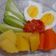 Cooksnap dari Dhenov's Kitchen untuk resep Kukus Waluh Kentang Wortel Telur & Sambal