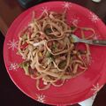 El cooksnap de Pink_Potion cuando hizo Tallarines chinos.
