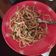 El cooksnap de Pink_Potion cuando hizo Tallarines chinos.