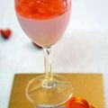 Kanwaljeet Chhabra's cooksnap of when they made Flirty Strawberry Panna cotta.