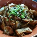 รูป Cooksnap ของ Sumet เมื่อเขาทำ โอยาโกะด้ง(ข้าวหน้าไก่กับไข่) ฉบับไมโครเวฟ