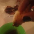 El cooksnap de Meli Nicole cuando hizo Buñuelos sin Leche.