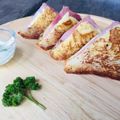 รูป Cooksnap ของ หยด' เทียน เมื่อเขาทำ Ham Cheese French Toast Sandwich