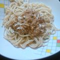 El cooksnap de Wendy Vanessa cuando hizo Espaguetis con atún y mostaza .
