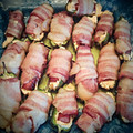 Roger Searle's cooksnap of when they made Bacon wrapped jalapeno poppers.