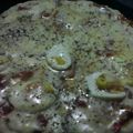 El cooksnap de Alicia Salim Sad cuando hizo Pizza de la tía -sin levadura.