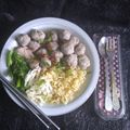 Cooksnap dari Nani Setiati untuk resep Bakso ayam kulit pisang
