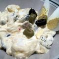pamelarochelle's cooksnap of when they made Rick's Tangy Egg and Olive Salad.