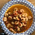 El cooksnap de comida saludable cuando hizo Camarones rancheros.