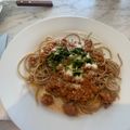 El cooksnap de Maria Therrsita Padilla Vazquez cuando hizo Espagueti con carne molida en chipotle.
