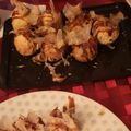 El cooksnap de Virginia cuando hizo Takoyaki 🇯🇵 de pulpo 🐙 fáciles en sartén sin molde con salsa Tonkatsu Bulldog.