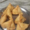Saranya Vignesh's cooksnap of when they made Samosa.
