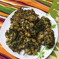 El cooksnap de Mary Navarrete cuando hizo Fritos de acelga y choclo con pollo.