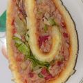 El cooksnap de Sol cuando hizo Pionono de atún.