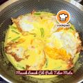 Cooksnap Mahadiah semasa beliau membuat Masak Lemak Cili Api Telur Dadar.