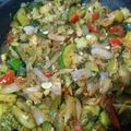 El cooksnap de Mario H. Davi cuando hizo Salteado de verduras.