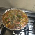 El cooksnap de Sebastian Cano cuando hizo Carne de res con rajas de poblano.