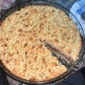 El cooksnap de Sofia Godoy cuando hizo Apple crumble (crumble de manzana).