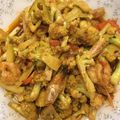 รูป Cooksnap ของ POMMY KITCHEN เมื่อเขาทำ ดอกกะหล่ำกุ้งใส่พริกเผา (Stir fried shrimp and cauliflower with chili paste)