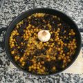 El cooksnap de Alberto Giménez cuando hizo Arroz al horno con morcilla de cebolla y garbanzos.