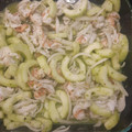 El cooksnap de Diana Núñez cuando hizo Aguachile de camarón.