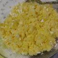 El cooksnap de Estela cuando hizo Patatas "espachurradas"con huevo duro.