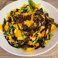 El cooksnap de Débora Cantero Martínez cuando hizo Ensalada de mozzarella, melocotón y salsa de mermelada de tomate.