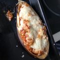 El cooksnap de Clara cuando hizo Berenjenas rellenas de carne picada.