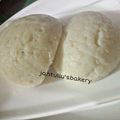 Jantullu'sbakery's cooksnap of when they made Semo with baobab soup(miyar kuka) and manshanu.