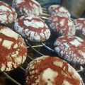 El cooksnap de Romi Pintos cuando hizo Cookies Red Velvet craqueladas.