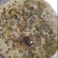 Golu का कुकस्नैप जब उन्होंने मेथी का पराठा(methi paratha recipe in hindi) बनाया था।