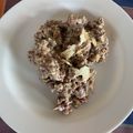 El cooksnap de Laura cuando hizo Revuelto de picada de ternera con queso “en un pis-pas”.