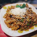 El cooksnap de Zaida TC @alquimiasfood cuando hizo Pasta integral con atún y guisantes en un momento.