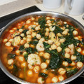 El cooksnap de Juan Ramon Garcia Vazquez cuando hizo Garbanzos con espinacas y gambas.
