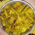 Runta Dutta's cooksnap of when they made সজনে ডাঁটার পাঁচমিশালী তরকারি (Sojne dantar panch mesali torkari recipe in Bengali).