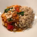 Chris Jacobs's cooksnap of when they made Sweet potato peanut curry.