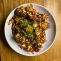 Sam Meadley's cooksnap of when they made Sticky glaze cauliflower with guchujang spicy sauce 🌶.