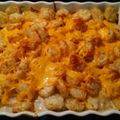 adam's cooksnap of when they made Tator Tot Casserole.