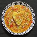Ushma Vaishnav's cooksnap of when they made છોલે ટિક્કી ચાટ(Chole tikki Chaat Recipe in Gujarati).