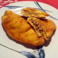 Anita Rózsás Cooksnap-ja, amikor elkészítette a(z) Tschebureki - darált húsos paradicsom szósszal töltve receptet.