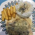 El cooksnap de Fernando Fernando cuando hizo Pechuga bañada en salsa de champiñones.