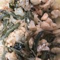 El cooksnap de normakiml cuando hizo Rajas y coliflor a la crema.
