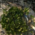 El cooksnap de Melanny Iparraguirre cuando hizo Salsa provenzal.