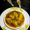 Swati Ganguly Chatterjee 's cooksnap of when they made ডিম পোস্ত (dim posto recipe in Bengali).
